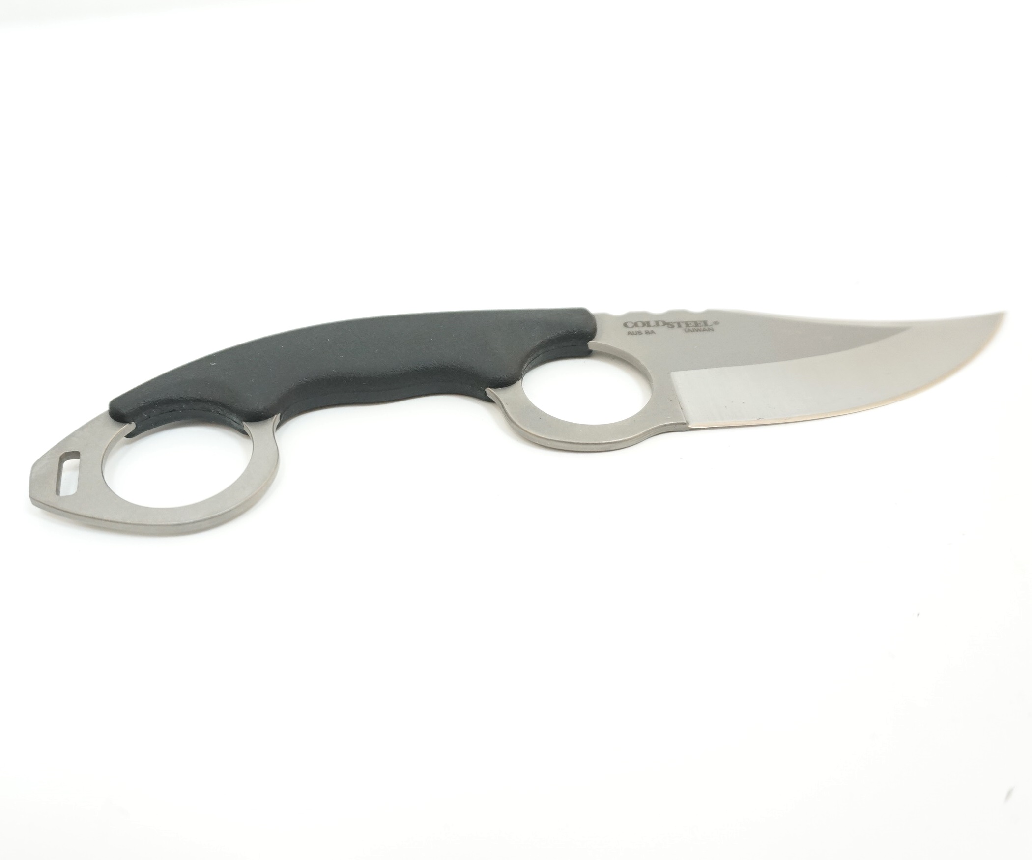 Нож "Double Agent II" (AUS8A, рук.черн.пласт., пласт.ножны)