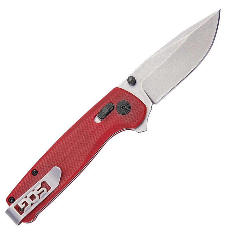 Нож складной Terminus XR (сталь D2, рук. красн. G10)