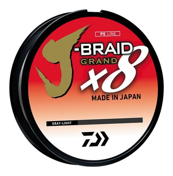 Леска плетеная "J-Braid Grand X8", 0.22мм, 135м